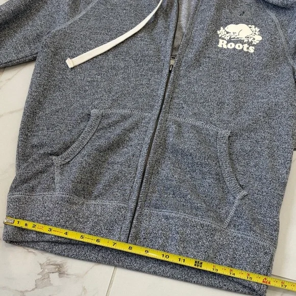 NWT Roots Salt & Pepper Full Zip Hoodie - Picture 10 of 13
